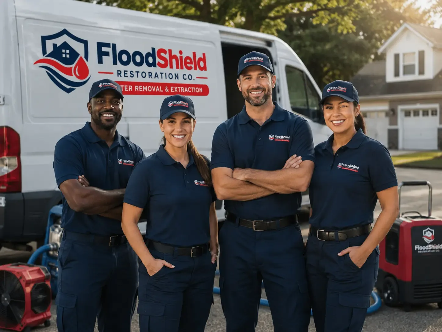 Flood Damage Restoration company in Bradford, IA